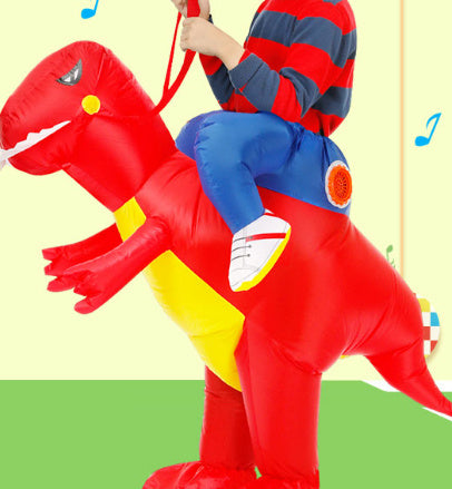 Festival Party Funny Parent-child Activity Heart Running Dragon Inflatable Clothing