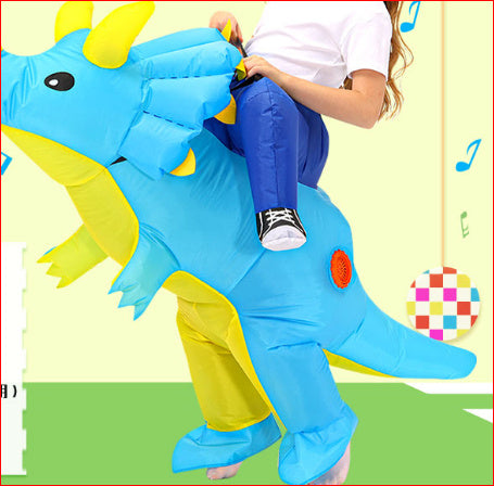 Festival Party Funny Parent-child Activity Heart Running Dragon Inflatable Clothing