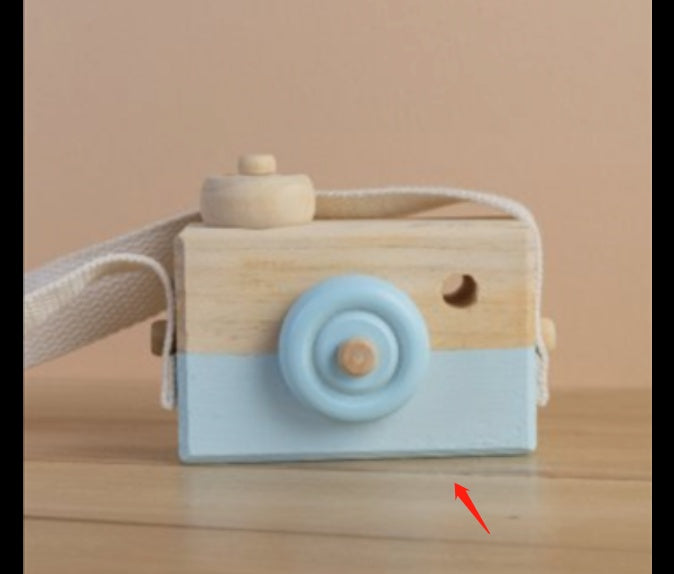 Cute Wooden Camera Toys Baby Kid Hanging Photography Prop Decoration Educational Outdoor Activity Toy Children's Day Happy Gift