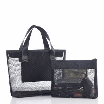 Large-Capacity Mesh Toiletry Bag