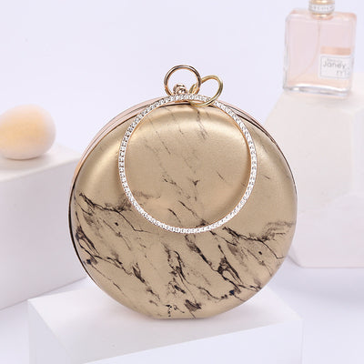 Marble Pattern Portable Cosmetic Bag