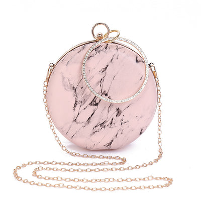 Marble Pattern Portable Cosmetic Bag