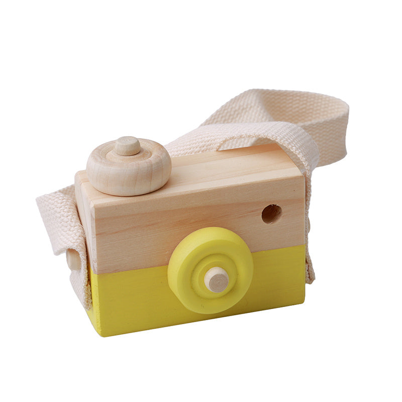 Cute Wooden Camera Toys Baby Kid Hanging Photography Prop Decoration Educational Outdoor Activity Toy Children's Day Happy Gift