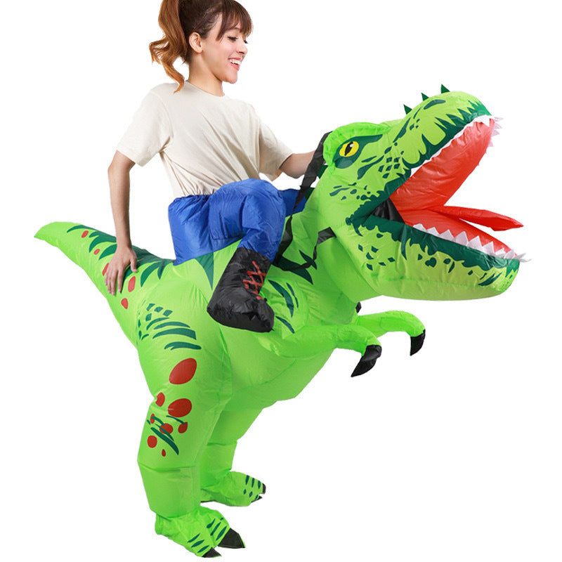 Festival Party Funny Parent-child Activity Heart Running Dragon Inflatable Clothing