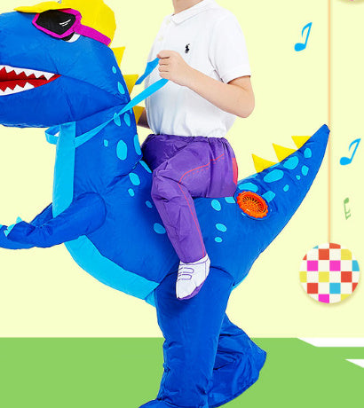 Festival Party Funny Parent-child Activity Heart Running Dragon Inflatable Clothing