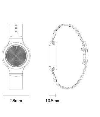 Emergency Call NFC Acceleration Sensor Bluetooth Positioning Bracelet