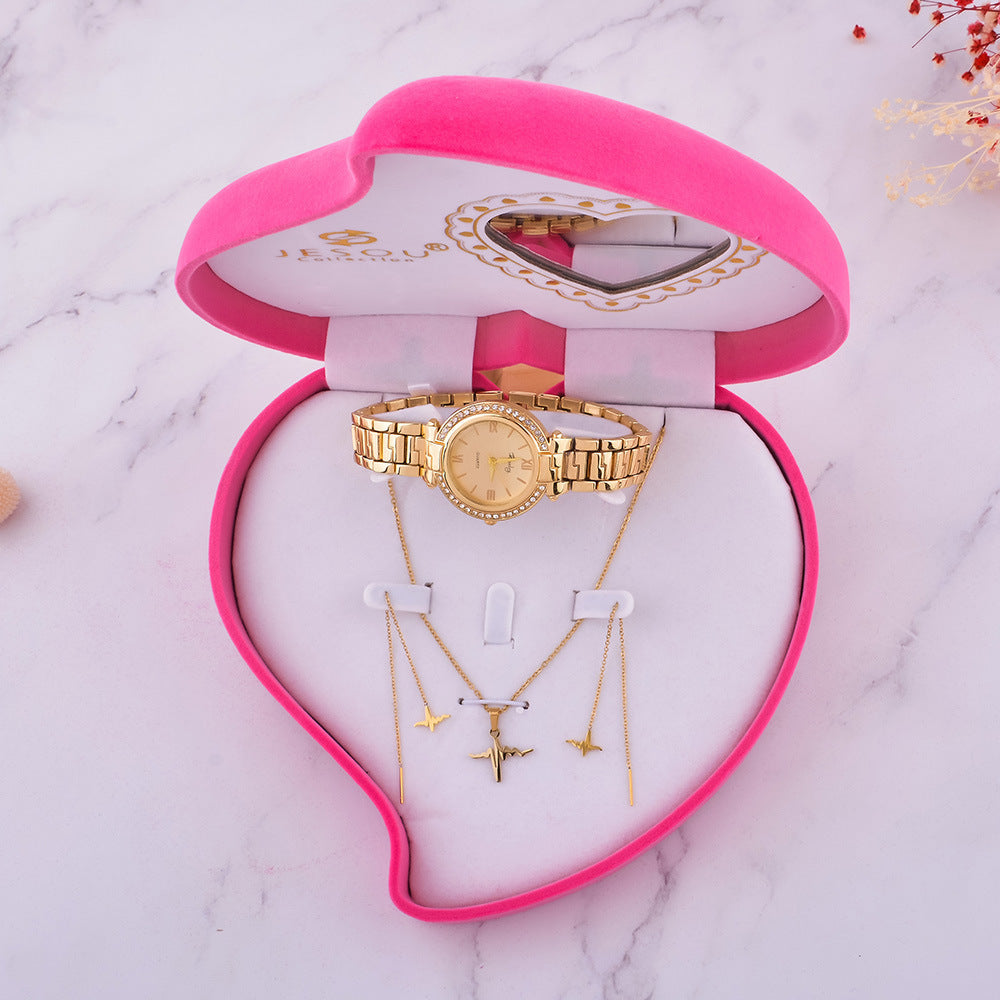 Simple Exquisite Jewelry Watch Necklace Gift Box Jewelry