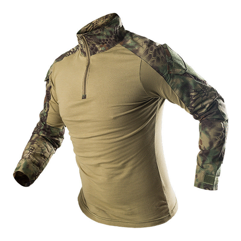 Outdoor Military Frog Suit Long Sleeve Ventilation Wear-Resisting Camouflage As Training Clothes