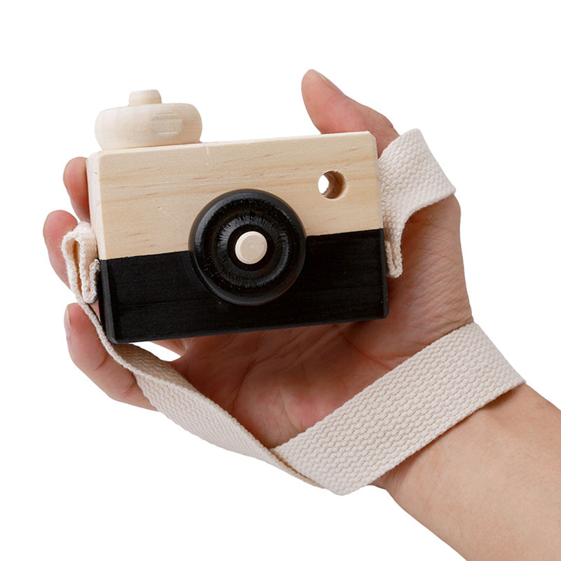 Cute Wooden Camera Toys Baby Kid Hanging Photography Prop Decoration Educational Outdoor Activity Toy Children's Day Happy Gift