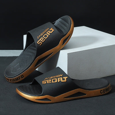 Men's Outdoor Wear Summer Thick-soled Basketball Fashion Slippers Wear-resistant