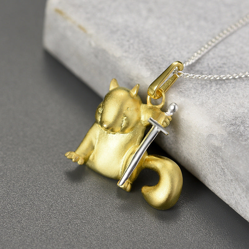 Creative National Style Warlord Squirrel Pendant Martial Arts Mouse Pendant