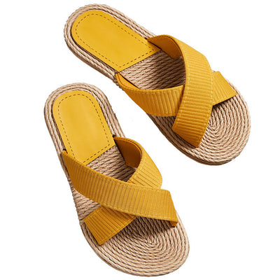 Outdoor Cross Slippers Wear Flat Heel