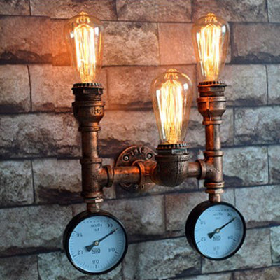 Retro Industrial Style Decoration Restaurant Bar Wrought Iron Lighting