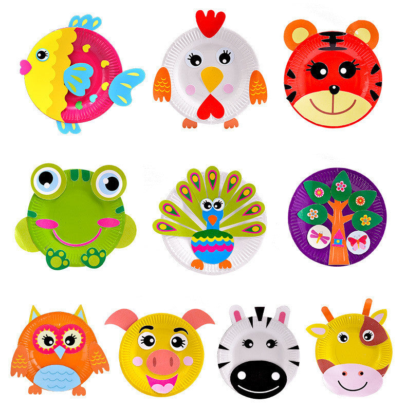 Animal Paper Plate Arts And Crafts Kit