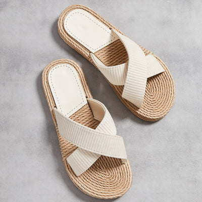 Outdoor Cross Slippers Wear Flat Heel