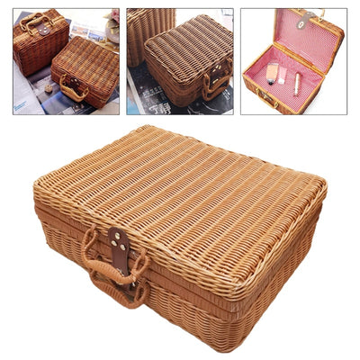 Cosmetic Storage Box, Rattan Box