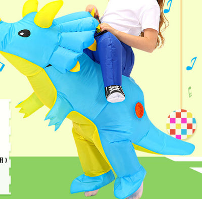 Festival Party Funny Parent-child Activity Heart Running Dragon Inflatable Clothing