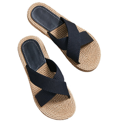 Outdoor Cross Slippers Wear Flat Heel