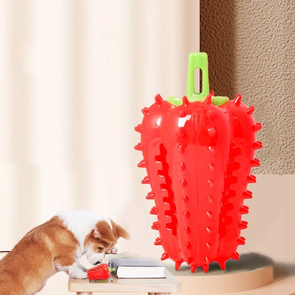 Interactive Dog Teething Chili Chewers Toy Interactive Toys Dog Toys