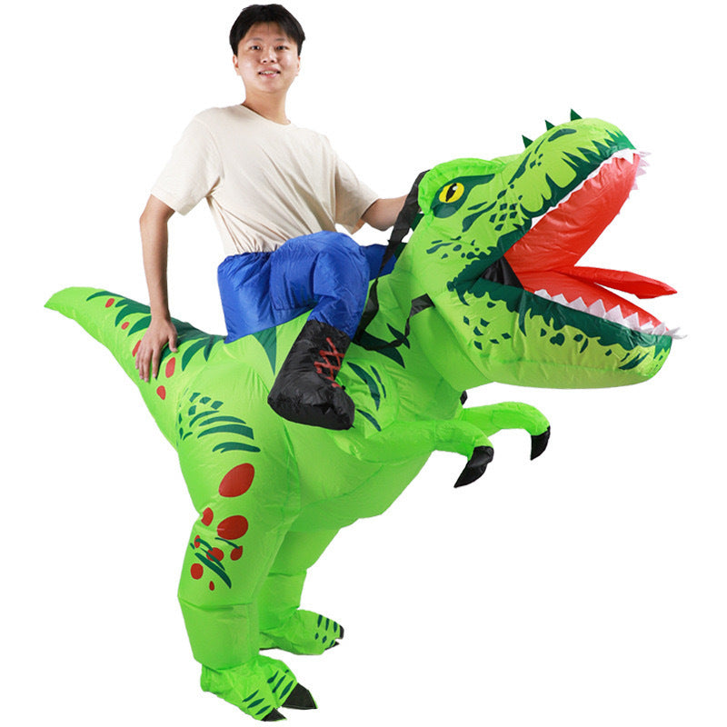 Festival Party Funny Parent-child Activity Heart Running Dragon Inflatable Clothing