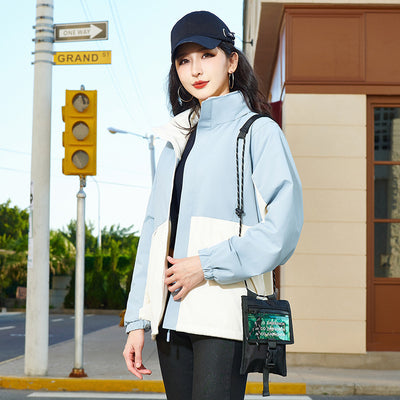 Outdoor Shell Jacket Fashionable Two-sided Wear Windproof And Warm Fashion Casual Jacket