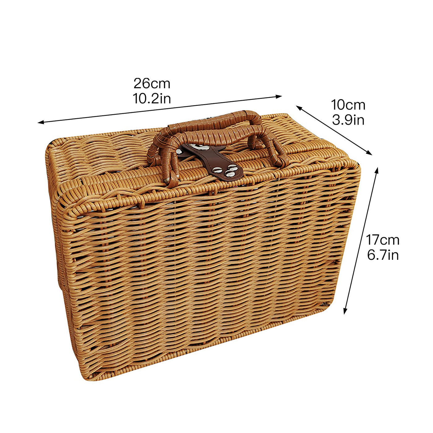 Cosmetic Storage Box, Rattan Box